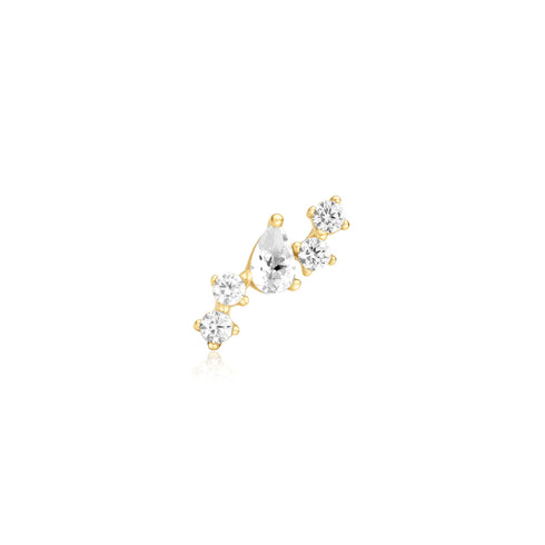 Gold Constellation Barbell Single Earring